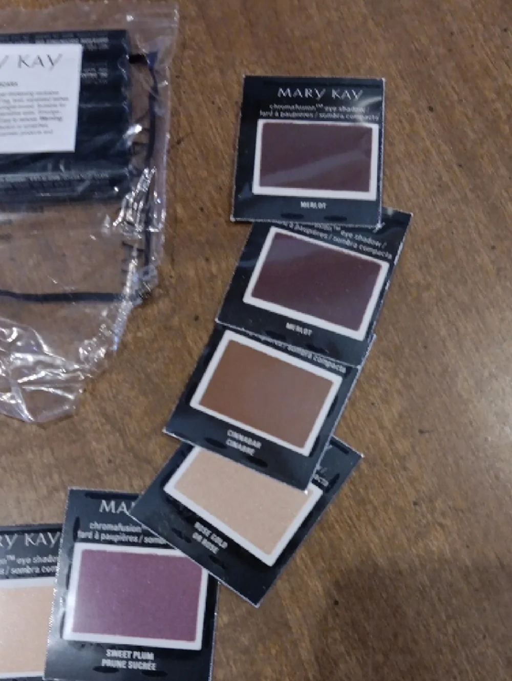 Mary Kay Single Eyeshadows - Beige, Cream, Taupe & Plum Mix